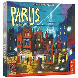 999 Games Parijs Bordspel - Vloeiend spel voor 2 personen, vanaf 8 jaar, met Nederlandse spelregels