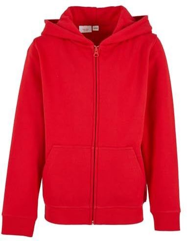 Build Your Brand - Organic Basic Sweatshirt - Katoen - Met Rits