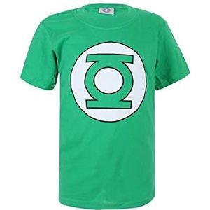 DC Comics Groene Lantaarn Cirkel T-shirt met korte mouwen, Groen (Irish Green), 7-8 jaar