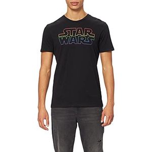 Star Wars MESWCLATS108 T-shirt, zwart, S Heren