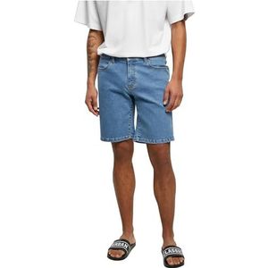 Urban Classics Heren Relaxed Fit Jeans Shorts Shorts, Lichtblauw Gewassen, Lichtblauw gewassen, 44