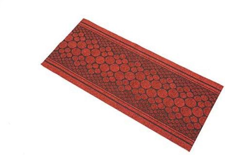Dandy by William Armes Kurk Extra Lange Duurzame Hall Runner, Rood, 300 x 67 cm