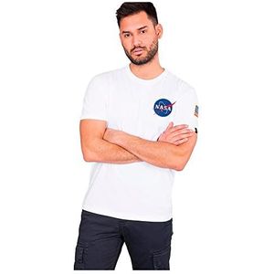 Alpha Industries Space Shuttle T Shirt voor Mannen White