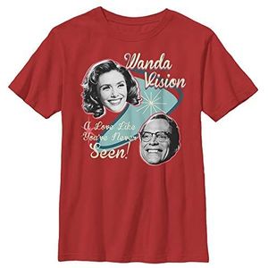 Marvel Classic Wanda T-shirt voor jongens, rood, S