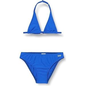 Haute pression Tweedelige set voor meisjes, effen, bikini, Blauw, 14 Jaren