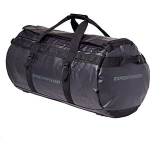 Sherwood Unisex - Outdoor Expedition 120L I waterafstotende sporttas met rugzakfunctie I zwart