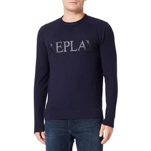Replay heren truien, 087, blauw, XXL