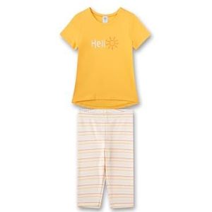 Sanetta meisjes pyjamaset, oranje, 128 cm
