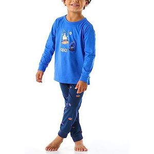 Schiesser jongens pyjama set, blauw 1, 92 cm