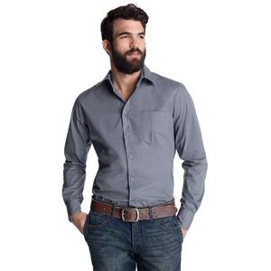 ESPRIT Zakelijk overhemd voor heren, Y30950, grijs (Shadow Grey 027), 54 NL