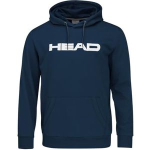 HEAD Heren Club Byron Hoodie Hooded Sweatshirt, Donkerblauw, Klein