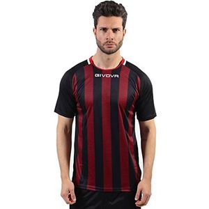 Sports t-shirt givova rugby black-red