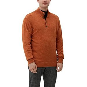 s.Oliver Big Size Heren Pullover Sweater, Oranje, 3XL