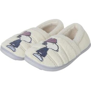 Women'secret Morning Multilicense slippers voor dames, ivoor, gemiddelde breedte, Ivoor, Medium Ancho