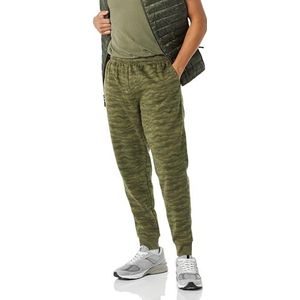Amazon Essentials Men's Joggingbroek met fleece, Olijfgroen Camo, L
