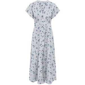 Onlnova Life Vis Mollie Long Dress AOP, Ballad Blue., XS