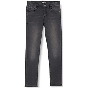 s.Oliver Seattle Slim Fit Jeans voor jongens, slim fit, Grijs, 134 cm