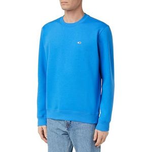 Tommy Jeans Heren TJM Regular Fleece C Neck Sweatshirt, Meridian Blauw, L