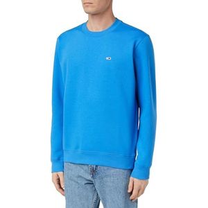 Tommy Jeans Heren TJM Regular Fleece C Neck Sweatshirt, Meridian Blauw, XL