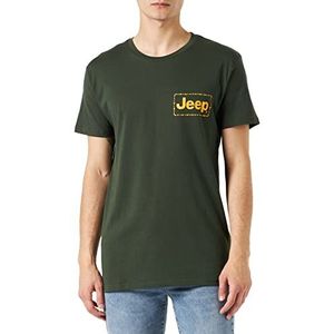 Jeep T-shirt heren, Nordic Green/Solar Y, M