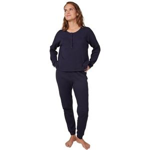 Petit Bateau Damespyjama met lange mouwen, smoking, L, Roken., L