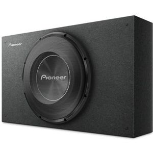 Pioneer TS-A3000LB Passieve subwoofer, krachtige behuizing subwoofer met 1500 W maximaal vermogen, 30 cm, IMPP-membraan, zwart, continu uitgangsvermogen 400 W