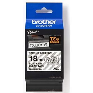 Brother TZES141 lint Zwart/Licht