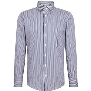 Seidensticker 845309, shaped fit, lange mouwen, businesshemd, 37, blauw, 37