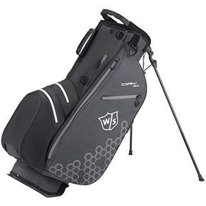 Wilson Heren W/S Dry TECH II Carry Bag golftassen, zwart, één maat