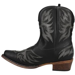 ROPER Dames Amelia Western Boot, One size, Zwart, 38 EU