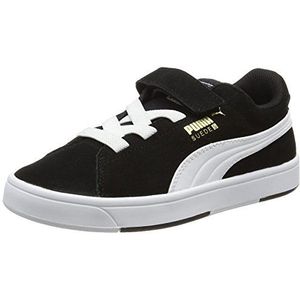 PUMA 359452, uniseks sneakers voor kinderen, Zwart Zwart Wit, 19 EU