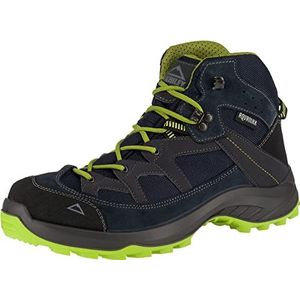 McKINLEY Discover Mid AQX trekking- en wandelschoenen voor heren, Blauw Navy Dark Green Lime 905, 40 EU