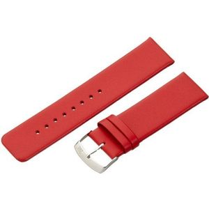 Morellato Leren armband voor uniseks horloge LARGE rood 24 mm A01X3076875083CR24, rood, riem