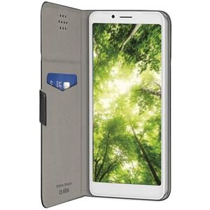 SBS Universele Flip Case voor Smartphone tot 6,8"" inch Bookstyle Hoes Bookstyle Cover Zwart