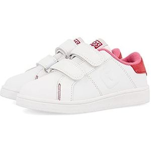 Gioseppo - Volsk - Ballerina's - Wit - Met Verstelbare Sluiting - Roze Achterdetail