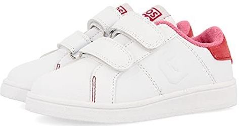 Gioseppo - Volsk - Ballerina's - Wit - Met Verstelbare Sluiting - Roze Achterdetail