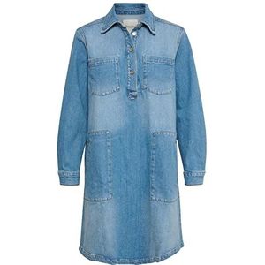 Part Two Stine Dress, Light Blue Denim, 40, Lichtblauw Denim, 38