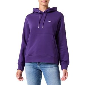 GANT Shield Hoodie voor dames, Pansy Purple, XS