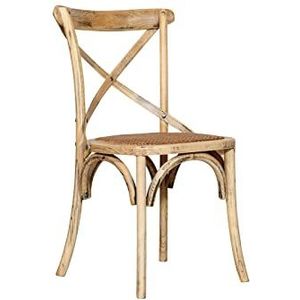 Biscottini Keukenstoel van hout, 86,5 x 42,5 x 46,5 cm, keukenstoelen van hout, gemaakt in Italië, vintage stoelen voor eetkamer, hout en keuken