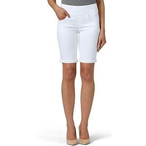 Rock & Republic Women's Denim Rx Fever Stretch 10"" Bermuda Short, Antidote-White, 6