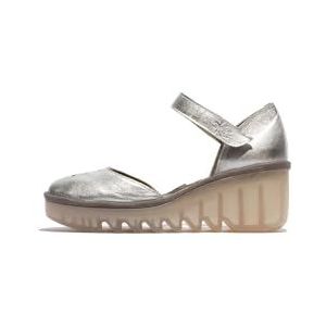 Fly London Biso305fly sandaal voor dames, Zilver, 35 EU