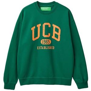 United Colors of Benetton Pullover met capuchon voor heren, Groen, S