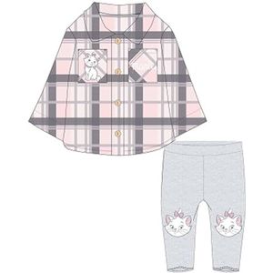 Disney Marie 5112B840-S1-18M, 2-delige set sweater + broek (3 tot 23 maanden), zacht en warm: sweatshirt + joggingbroek, gemengd patroon, voor meisjes en jongens, model DIS MARIE