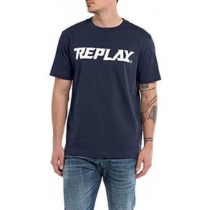 Replay Heren T-shirt, Midnight Blue. 576, 3XL