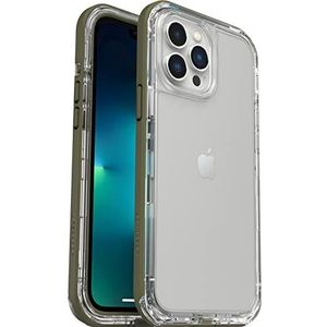 LifeProof voor Apple iPhone 13 Pro Max / iPhone 12 Pro Max, Slanke Val Bescherming, Stof Bescherming En Sneeuw Bescherming Hoesje, Next Series, Transparant/Groen