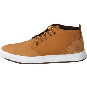 Timberland Davis Square F/L Chukka laarzen voor heren, Tarwe Nubuck, 41.5 EU