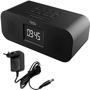 Xoro HMT 425 Digitale WLAN-internetradio, met 2,8 inch kleurendisplay, podcast, USB-mediaspeler, FM/DAB+ zendersimulatie, wekker