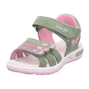 Superfit Emily Sandalen voor meisjes, Lichtgroen roze 7510, 24 EU Weit