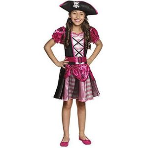 Boland - Kostuum voor kinderen piraat Nina, jurk, riem en hoed, kostuum set piraat, carnaval, themafeest
