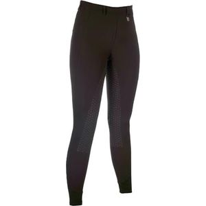 HKM - Amalfi - Legging - Zwart - D'équitation en Silicone